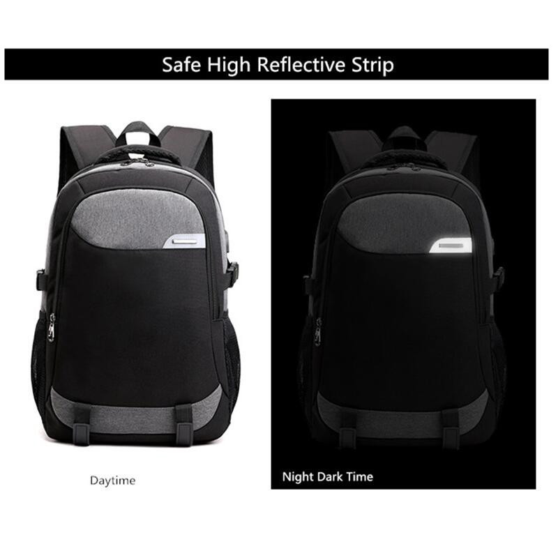 Fengdong big school bags for teenagers boys waterproof large school backpack usb charge boy sling chest bag set reflective strip LJ200918