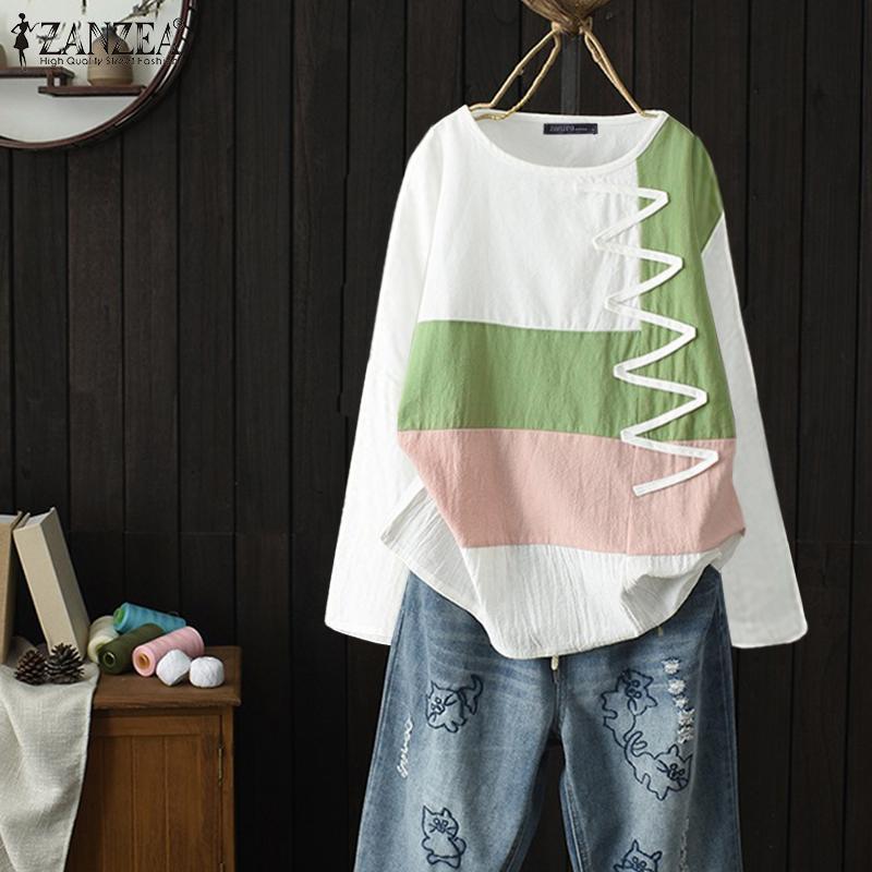 2019 Autumn Long Sleeve Blouse Women Casual Cotton Loose Shirt Vintage Pacthwork Linen Tunic Tops Female Blusas Chemise T200321, Orange
2019 Autumn Long Sleeve Blouse Women Casual Cotton Loose Shirt Vintage Pacthwork Linen Tunic Tops Female Blusas Chemise T200321, Orange