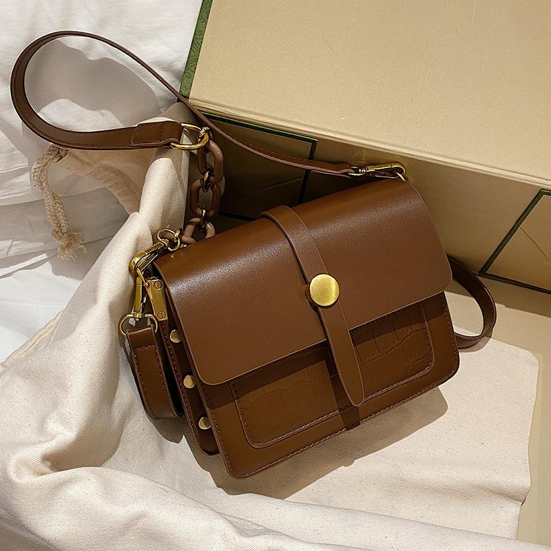 Niche Design Square Bag Underarm Bag Dual-use 2021 New Fashion Messenger With High Sense Of Shoulder Width: 20.5cm, Black
Niche Design Square Bag Underarm Bag Dual-use 2021 New Fashion Messenger With High Sense Of Shoulder Width: 20.5cm, Black