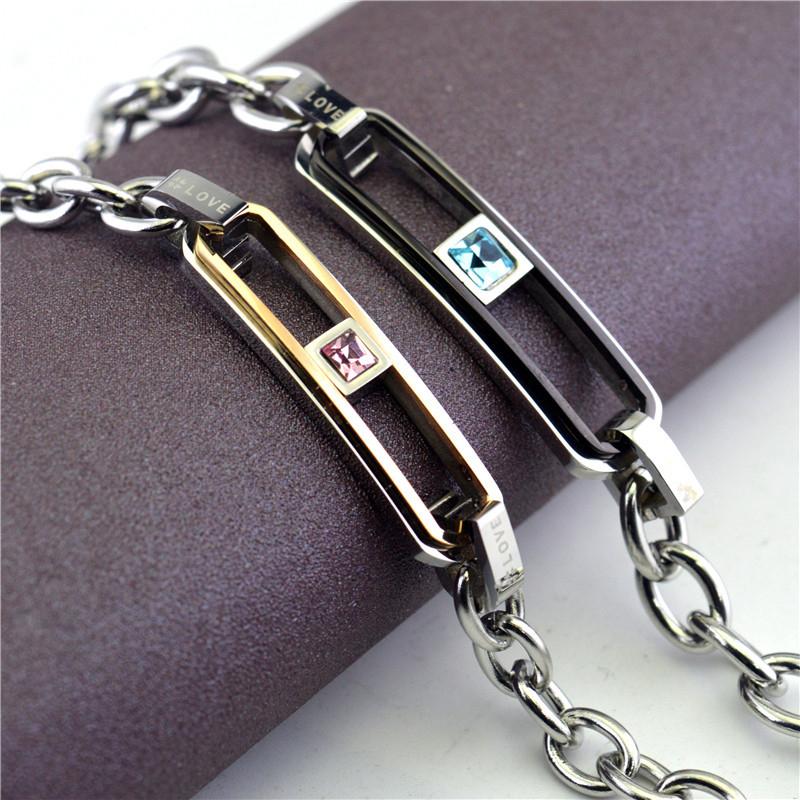 Wholesale 10mm Stainless Steel Jewelry Wristband Fashion Blue Pink Color Crystal Chain Bracelets For Women Valentine's Day Gift
Wholesale 10mm Stainless Steel Jewelry Wristband Fashion Blue Pink Color Crystal Chain Bracelets For Women Valentine's Day Gift