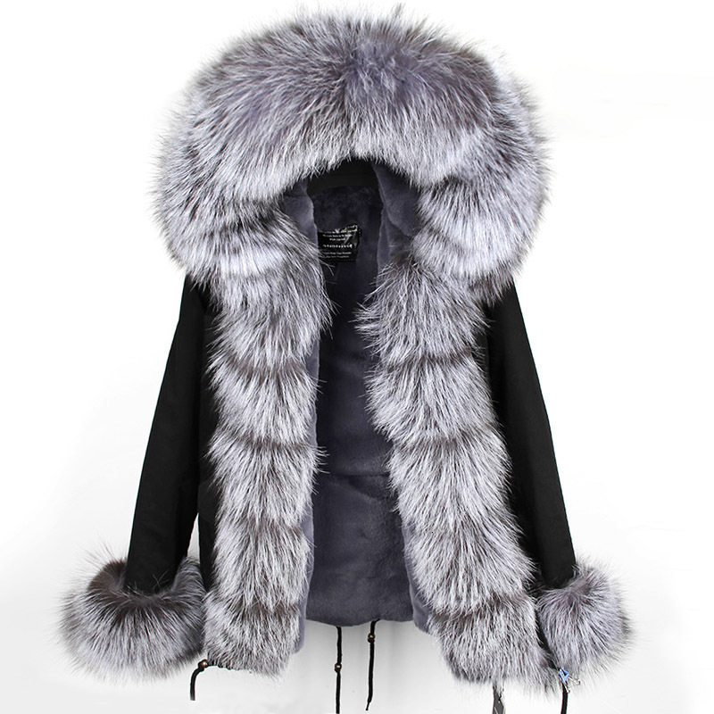 2021 New Female Coat Fox Big Skin Collar Keep Warm Winter Removable Lining Parker Clothes SOOJ, 26
2021 New Female Coat Fox Big Skin Collar Keep Warm Winter Removable Lining Parker Clothes SOOJ, 26