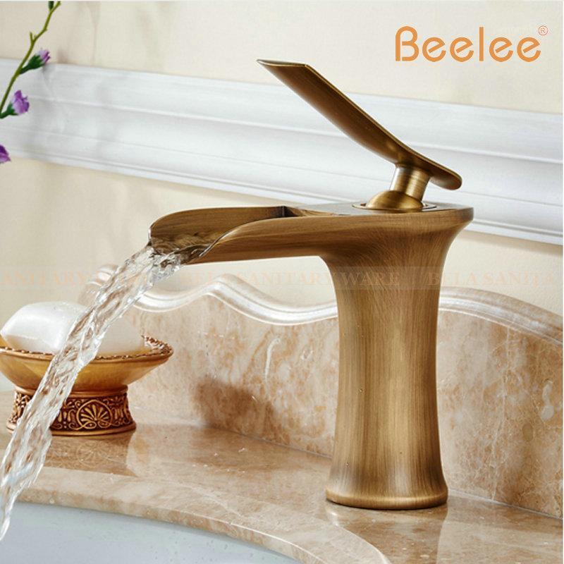 Beelee Bathroom Faucet Antique and White color Waterfall Faucet Hot and Cold Water Batarya Musluk Robinet Basin Mixer Tap BL90091
Beelee Bathroom Faucet Antique and White color Waterfall Faucet Hot and Cold Water Batarya Musluk Robinet Basin Mixer Tap BL90091