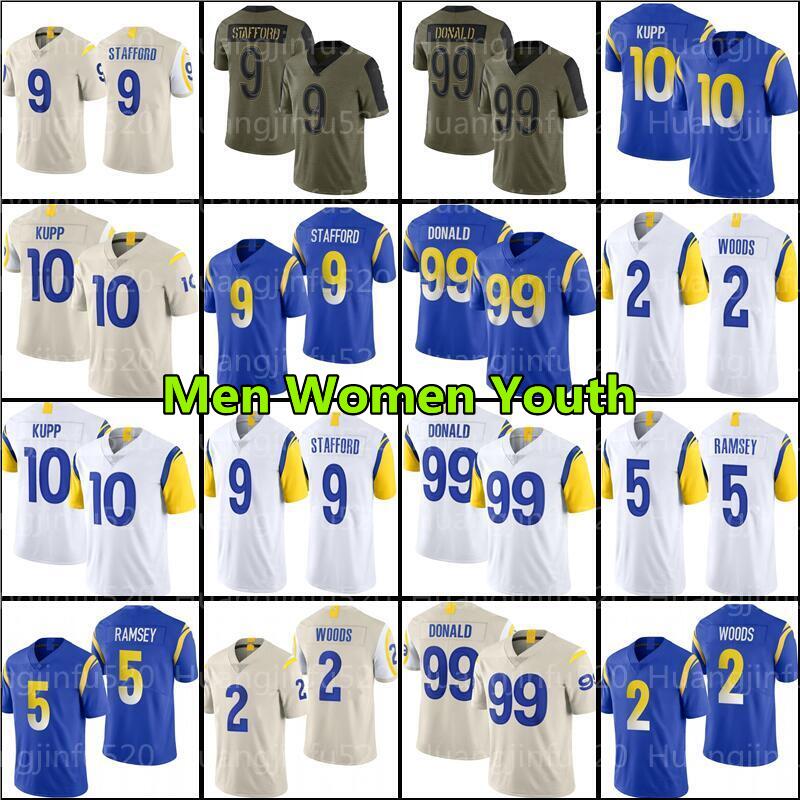 99 Aaron Donald 9 Matthew Stafford Football Jersey Jalen Ramsey 10 Cooper Kupp Robert Woods Eric Dickerson DeSean Jackson Leonard Floyd mens women kids, Youth jersey
99 Aaron Donald 9 Matthew Stafford Football Jersey Jalen Ramsey 10 Cooper Kupp Robert Woods Eric Dickerson DeSean Jackson Leonard Floyd mens women kids, Youth jersey