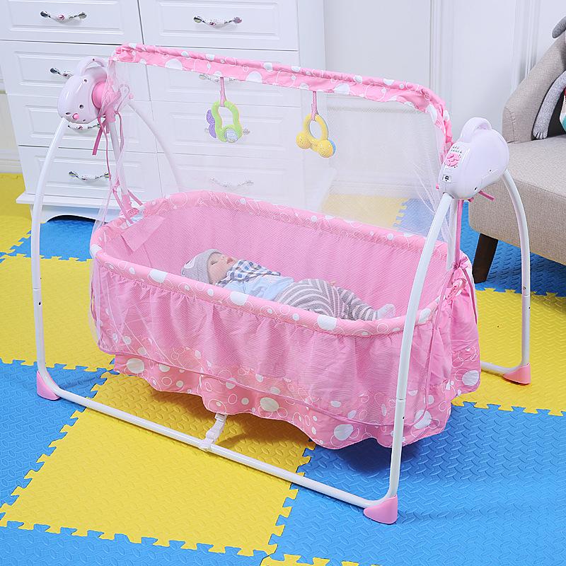 Electric Baby Crib Baby Cradle With Mosquito Nets Multifunctional Music Cradle Bed
Electric Baby Crib Baby Cradle With Mosquito Nets Multifunctional Music Cradle Bed