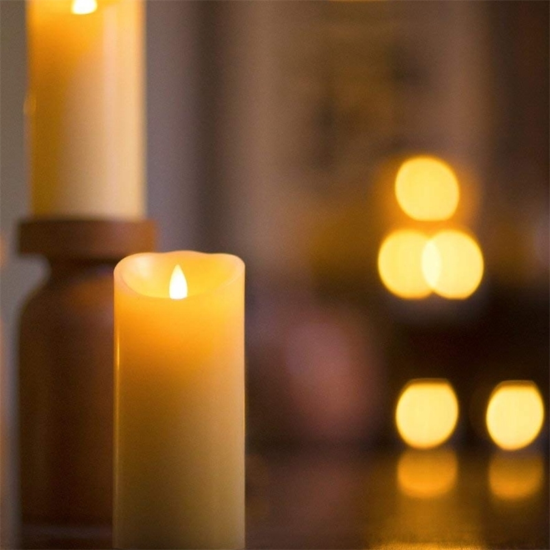 Ksperway Flameless LED Real Wax Candle with Moving Wick Free Timer and Remote 3.5*7 Inch for Party Decoration T200601
Ksperway Flameless LED Real Wax Candle with Moving Wick Free Timer and Remote 3.5*7 Inch for Party Decoration T200601