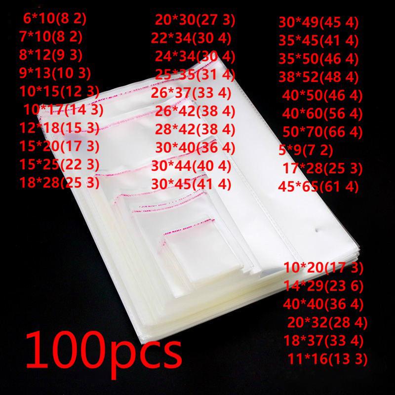 100pcs Self-adhesive Cellophane Bag Self Sealing Small Plastic Bags for Candy Packing Resealable Cookie Packaging Bag Pouch
100pcs Self-adhesive Cellophane Bag Self Sealing Small Plastic Bags for Candy Packing Resealable Cookie Packaging Bag Pouch
