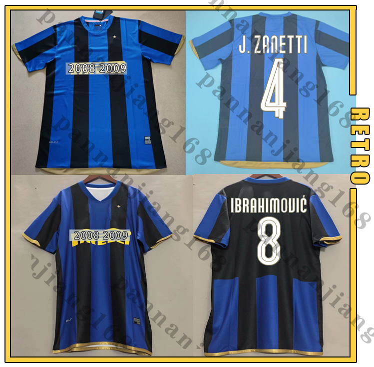 Inter 2008 2009 Ibrahimovic #8 J.Zanetti #4 Retro Soccer jersey 08 09 vintage football shirt, 2008-2009 retro
Inter 2008 2009 Ibrahimovic #8 J.Zanetti #4 Retro Soccer jersey 08 09 vintage football shirt, 2008-2009 retro