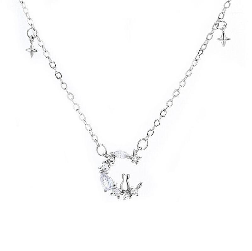 Oly2u Collar Necklaces Charm Zircon Moon Star Pendant Necklace Wedding Jewelry Cute Unique Cat Kitten Choker for Women1
Oly2u Collar Necklaces Charm Zircon Moon Star Pendant Necklace Wedding Jewelry Cute Unique Cat Kitten Choker for Women1