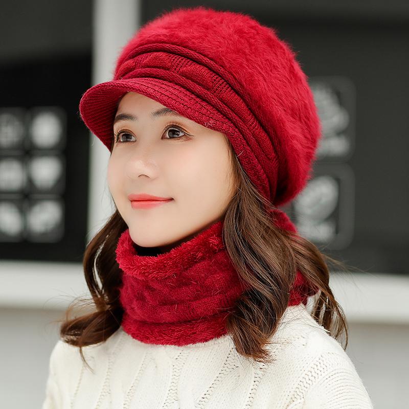 hair Knitted Winter Hat Scarf Set Women Thick Wool Beanies Scarf Female Knitted Winter Accessories Girls Gift, Only hat
hair Knitted Winter Hat Scarf Set Women Thick Wool Beanies Scarf Female Knitted Winter Accessories Girls Gift, Only hat