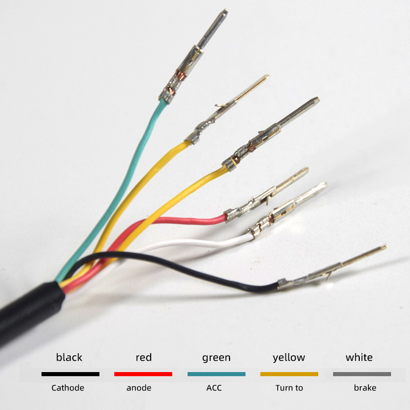 Car Tail Light Universal Carbon Fiber Colorful Driving Led Lights Strips With Turn Signal Brake Remote Flowing Lamp Tail Wing