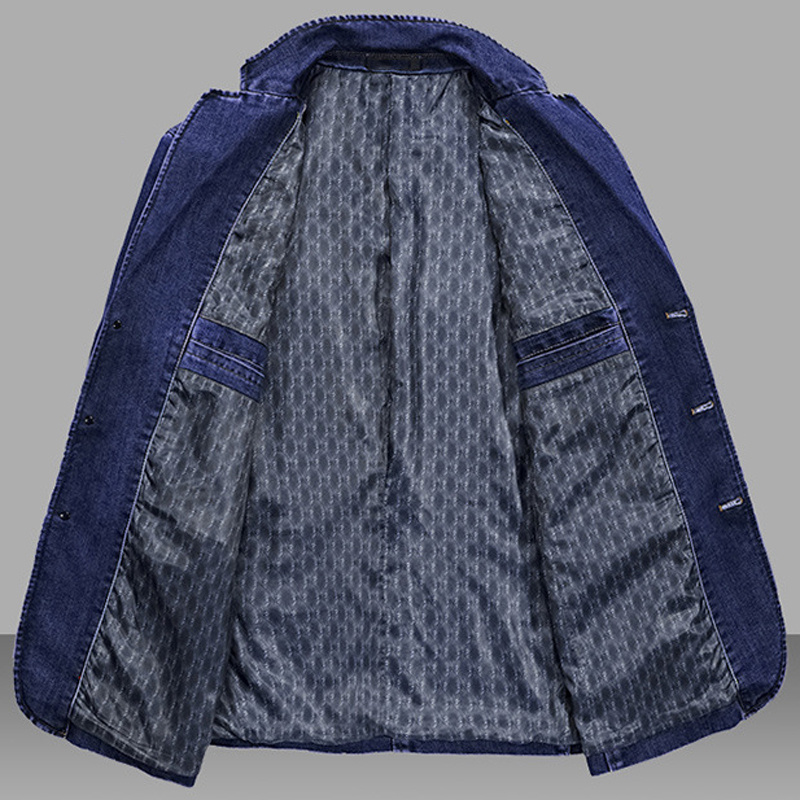 European and American Men 's Denim Jacket XXXXL High Quality Designer Brand Spring Mens Jeans Jacket and Coat Plus Size 4XL C896 C1108