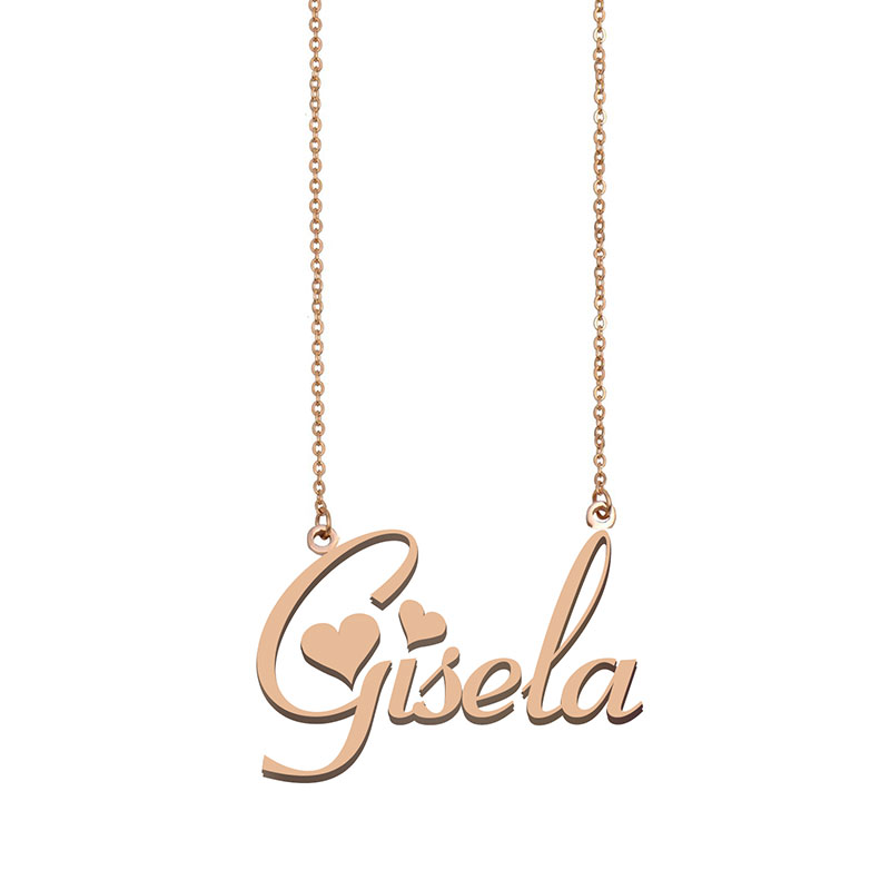 gisela custom name necklace personalized pendant for men boys birthday gift friends jewelry 18k gold plated stainless steel, Silver
gisela custom name necklace personalized pendant for men boys birthday gift friends jewelry 18k gold plated stainless steel, Silver