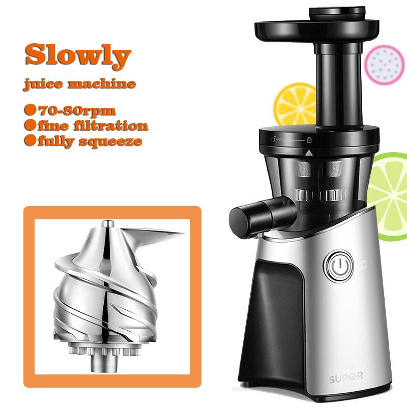 SUPOR Juice Machine SJ10-150 70rpm Slowly Juicer Household Multifunction Original Juice Extractor Baby Grade Material
SUPOR Juice Machine SJ10-150 70rpm Slowly Juicer Household Multifunction Original Juice Extractor Baby Grade Material