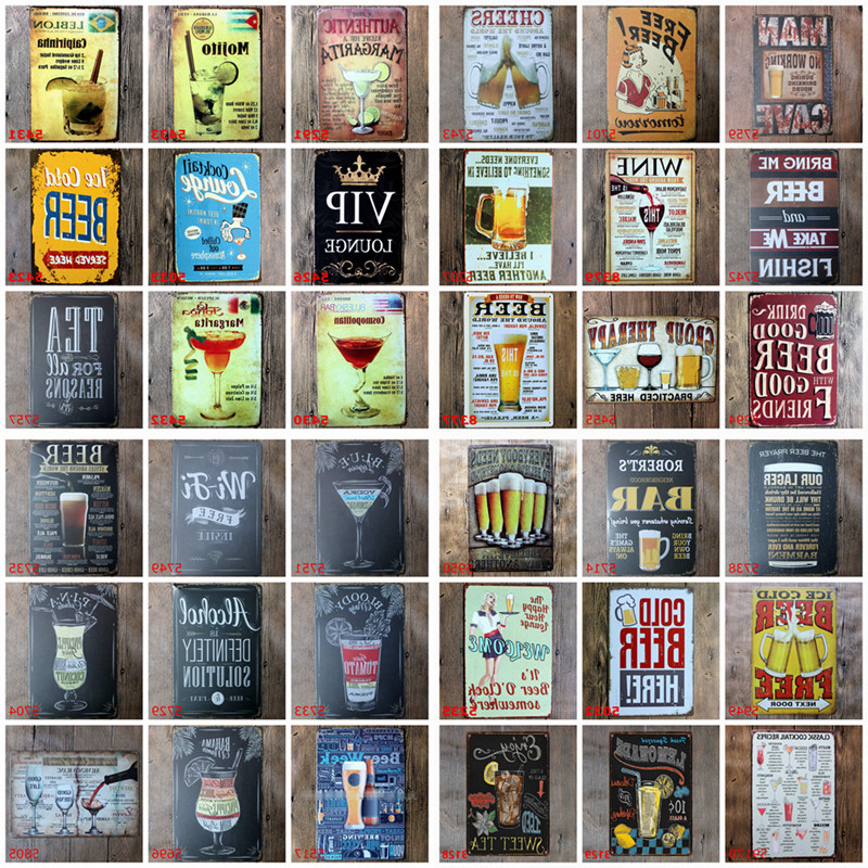 Metal Tin Signs Bar Poster Mojito Cocktail Beer Plaque Bar Art Sticker Iron Paintings Iron Plates Bar Club Wall Decor Metal Painting
Metal Tin Signs Bar Poster Mojito Cocktail Beer Plaque Bar Art Sticker Iron Paintings Iron Plates Bar Club Wall Decor Metal Painting