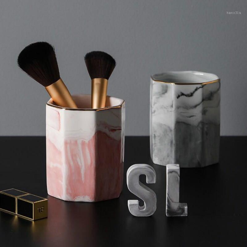 Nordic Style Ins Marble Storage Tube Dressing Table Desktop Makeup Brush Storage Cup Tube Office Home Decoration1
Nordic Style Ins Marble Storage Tube Dressing Table Desktop Makeup Brush Storage Cup Tube Office Home Decoration1