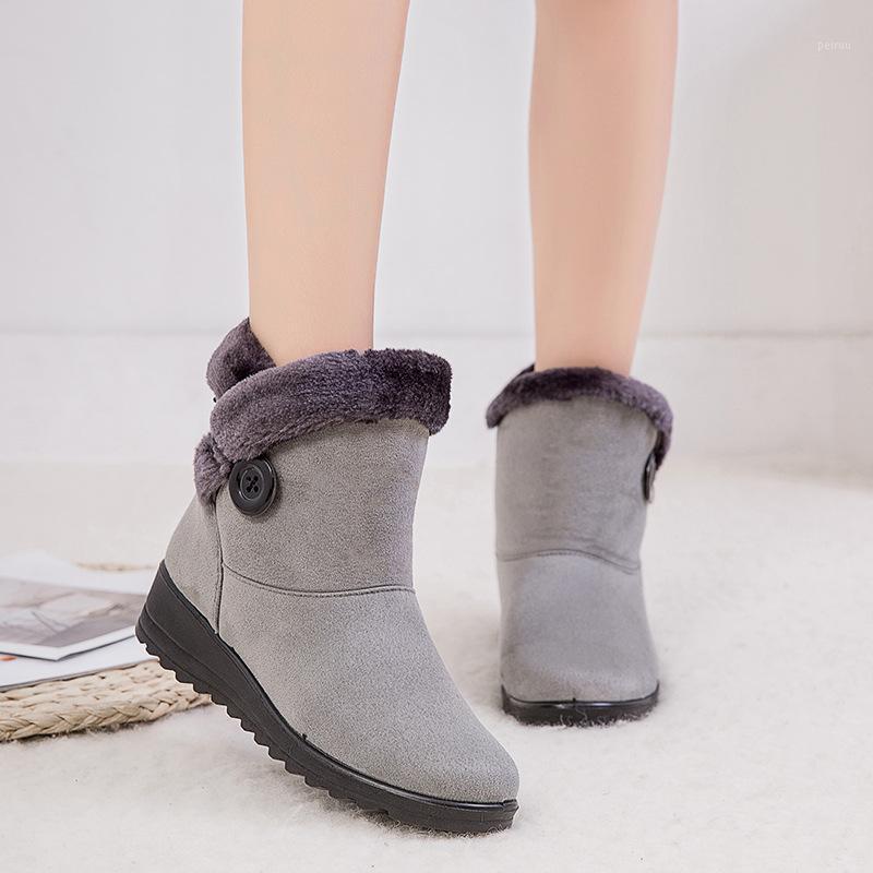 Women Ankle Boots 2020 Winter Boots Female Warm Plush Snow Middle Aged Mother Shoes Solid Fashion Waterproof Cotton1, Gray
Women Ankle Boots 2020 Winter Boots Female Warm Plush Snow Middle Aged Mother Shoes Solid Fashion Waterproof Cotton1, Gray