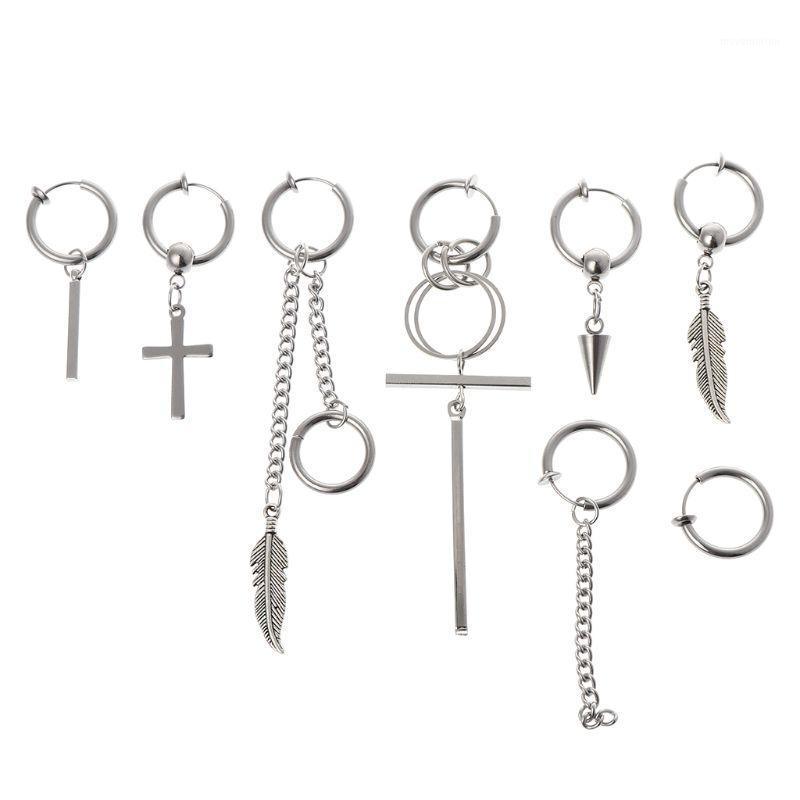 8 Pcs/Set Jewelry Earrings Unisex Women Men Lady Hip Hop Fashion Popular Pendant Simple Stainless Steel Charms Gifts Party Dangl1
8 Pcs/Set Jewelry Earrings Unisex Women Men Lady Hip Hop Fashion Popular Pendant Simple Stainless Steel Charms Gifts Party Dangl1