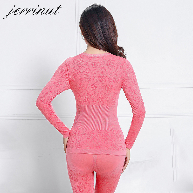 Jerrinut Thermal Underwear Women Long Johns Women For Winter Warm Long Johns Cotton Sexy Thermal Underwear Set For Women 201027