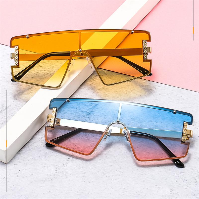 New metal retro sunglasses women large frame one-piece color sunglasses unisex fashion personality casual glasses
New metal retro sunglasses women large frame one-piece color sunglasses unisex fashion personality casual glasses