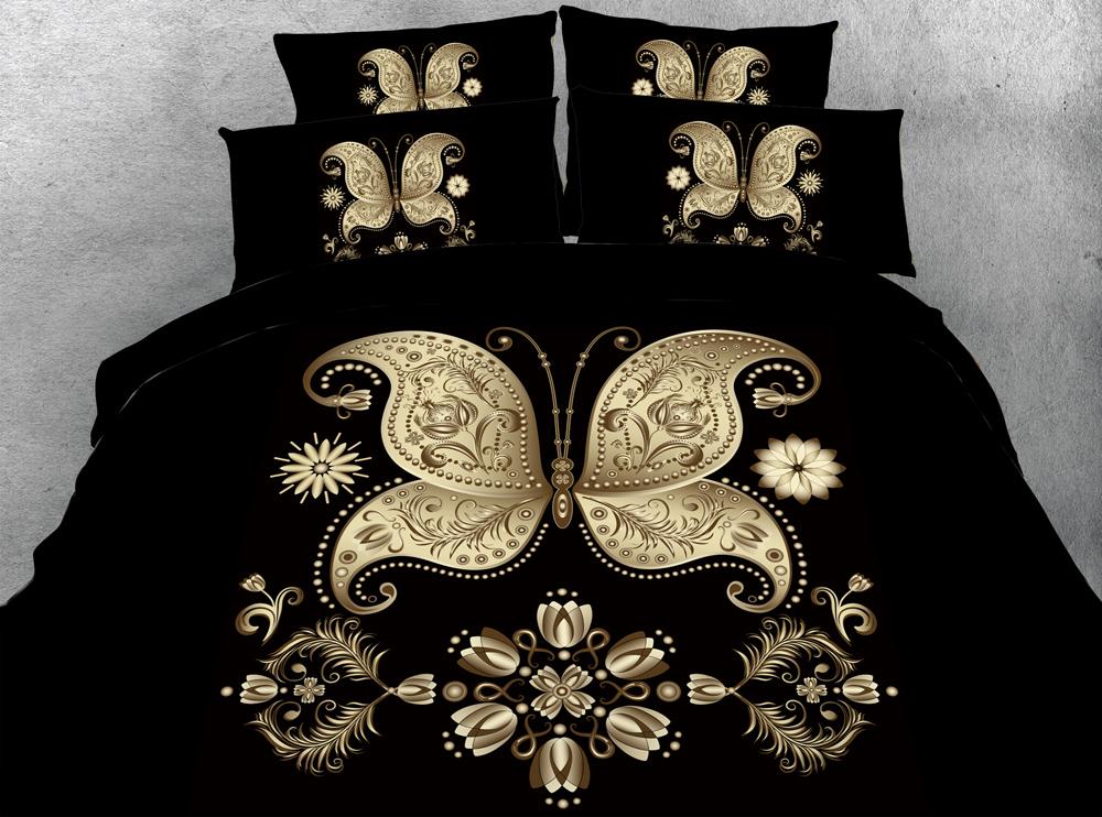 Golden Butterfly bedding set with black white green fabric home textiles 3pcs 3d bed linens contains 1 duvet cover 2 pillowcases, 188
Golden Butterfly bedding set with black white green fabric home textiles 3pcs 3d bed linens contains 1 duvet cover 2 pillowcases, 188