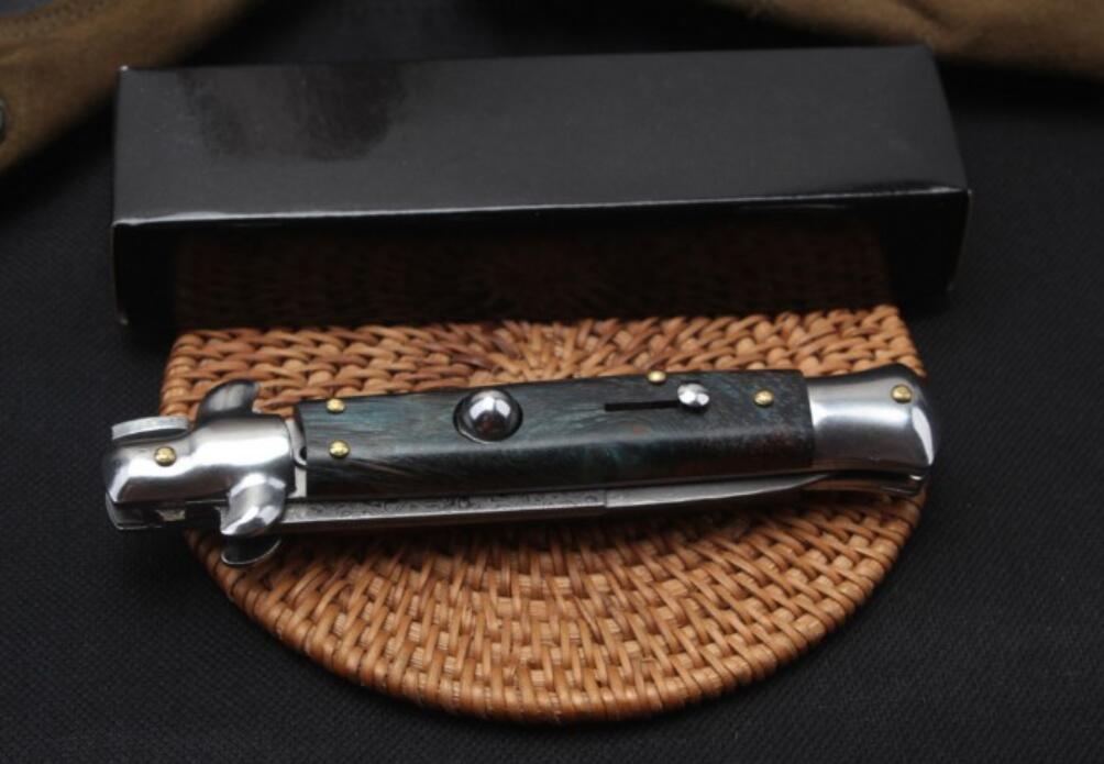 9 "Italian mafia Damascus AUTO tactical folding knife Damascus blade wood handle pocket camping combat knifes combat knife
9 "Italian mafia Damascus AUTO tactical folding knife Damascus blade wood handle pocket camping combat knifes combat knife