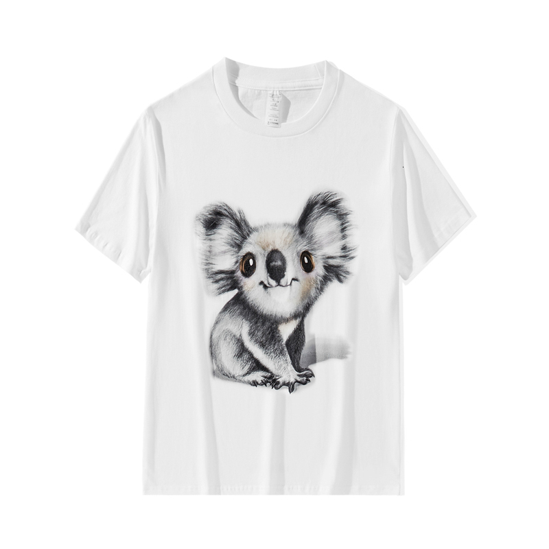2021 Summer New Star Same O-neck Kawaii Small Koala Printed Couple T-shirt Men' Short Sleeve Tee 9r31, White
2021 Summer New Star Same O-neck Kawaii Small Koala Printed Couple T-shirt Men' Short Sleeve Tee 9r31, White