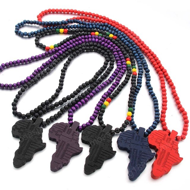 Fashion Africa Map Pendant Necklace for Women Men wooden pendant Color Jewelry Wholesale African Maps Hiphop
Fashion Africa Map Pendant Necklace for Women Men wooden pendant Color Jewelry Wholesale African Maps Hiphop