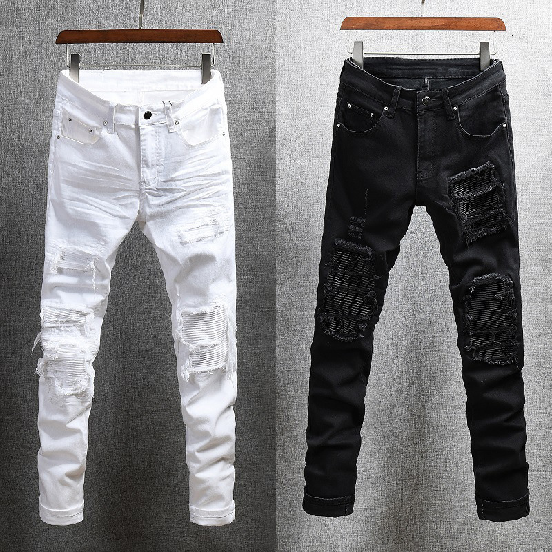 2021 New Fashion Streetwear Men Jeans High Quality Elastic Cotton Slim Denim Ripped Punk Pants Patches Designer Stretch Hip Hop Trousers Dsd, Black-569
2021 New Fashion Streetwear Men Jeans High Quality Elastic Cotton Slim Denim Ripped Punk Pants Patches Designer Stretch Hip Hop Trousers Dsd, Black-569