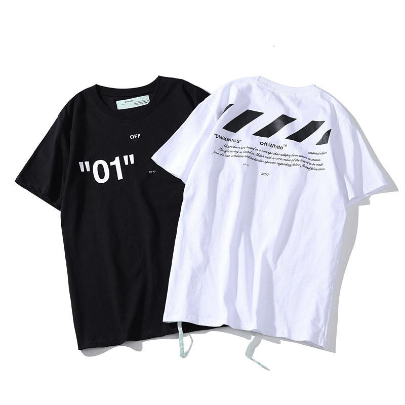 Off Street 18ss New Summer Clothes Ow01 Double Line Basic White Men's Couple Short Sleeve T-shirt, White;black
Off Street 18ss New Summer Clothes Ow01 Double Line Basic White Men's Couple Short Sleeve T-shirt, White;black