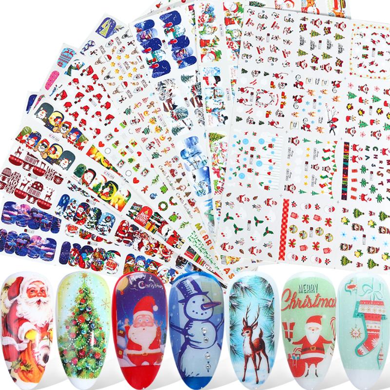 12pcs Christmas Nail Sticker Santa Claus Elk Snowman Gift Water Transfer Slider Full Wrap Xmas Cartoon Winter Decal SABN/A-1, Bn997-1008
12pcs Christmas Nail Sticker Santa Claus Elk Snowman Gift Water Transfer Slider Full Wrap Xmas Cartoon Winter Decal SABN/A-1, Bn997-1008