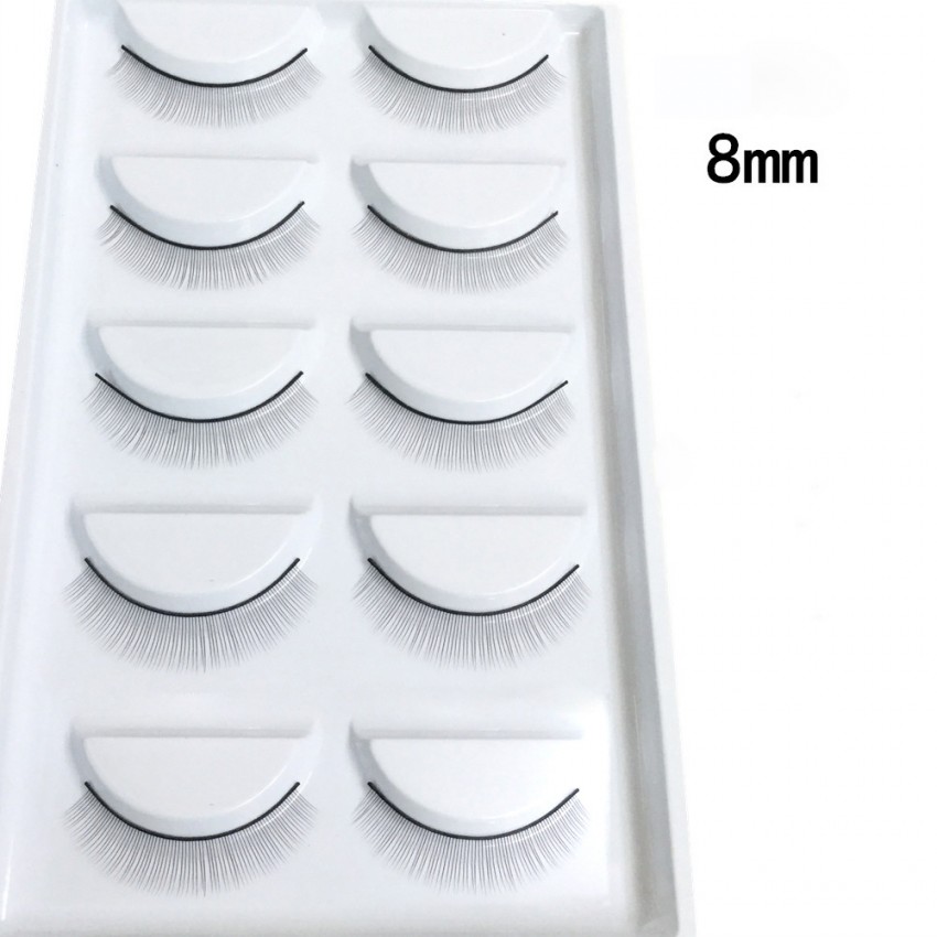 8mm False Eyelashes Reusable Makeup Practice For Eyelash Extension Grafting Training Eye Cosmetic Tools 5 Pairs/set Eyeslashes cpa2628 
8mm False Eyelashes Reusable Makeup Practice For Eyelash Extension Grafting Training Eye Cosmetic Tools 5 Pairs/set Eyeslashes cpa2628