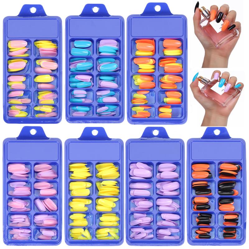 100pcs/box Oval Nail Tips Long Stiletto False Nails Tips Full Cover DIY Acrylic Fake Nails Candy Color Nail Art Fake
100pcs/box Oval Nail Tips Long Stiletto False Nails Tips Full Cover DIY Acrylic Fake Nails Candy Color Nail Art Fake