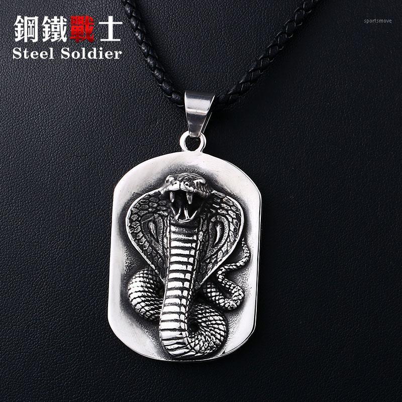 Steel soldier punk gothic snake pendant necklace stainless steel cool rock animal chain jewelry drop shiping1
Steel soldier punk gothic snake pendant necklace stainless steel cool rock animal chain jewelry drop shiping1