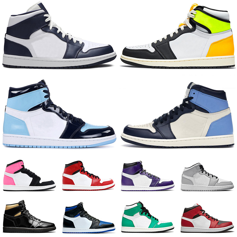 2021 New Arrival Basketball Shoes 1 1s Volt Gold High UNC Patent Obsidian Mens Womens Valentines Day Court Purple Trainers Sneakers 36-46, White;red
2021 New Arrival Basketball Shoes 1 1s Volt Gold High UNC Patent Obsidian Mens Womens Valentines Day Court Purple Trainers Sneakers 36-46, White;red