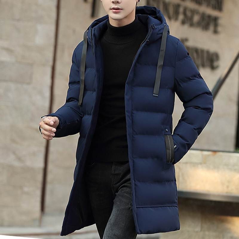 Men Winter Parka Long Section 4 colors New Warm Thicken Jacket Outwear Windproof Coat Hooded Plus Size 6XL 201214