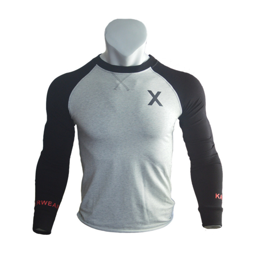 European American Style Fitness Training Clothes Tight-fitting Cotton Long-sleeved Xweater, Beige
European American Style Fitness Training Clothes Tight-fitting Cotton Long-sleeved Xweater, Beige