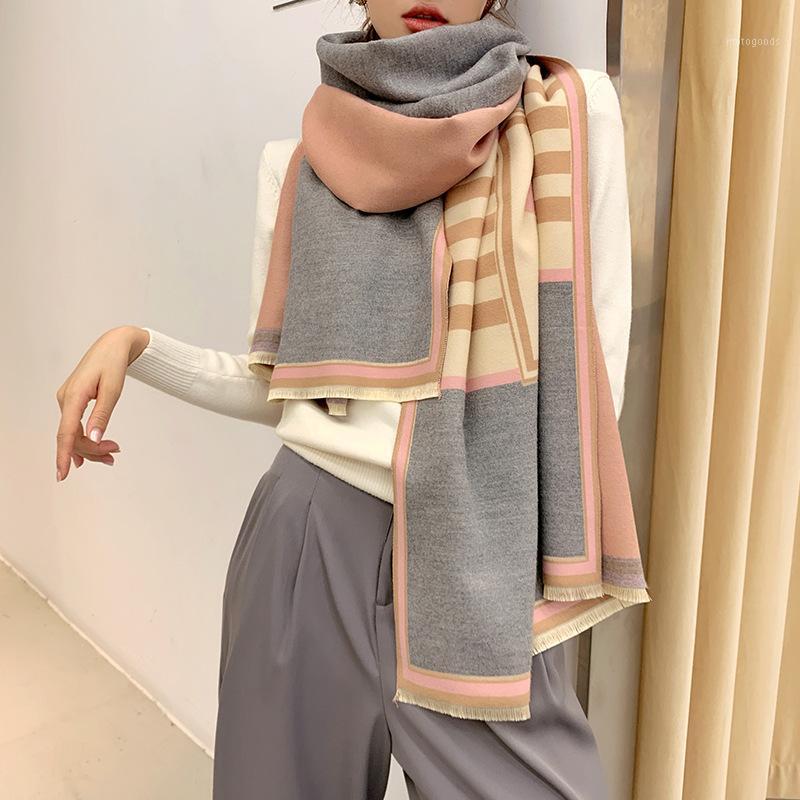 High Quality Women Winter Scarf Cashmere Warm Shawls and Wraps 2020 Striped Blanket for Lady1
High Quality Women Winter Scarf Cashmere Warm Shawls and Wraps 2020 Striped Blanket for Lady1