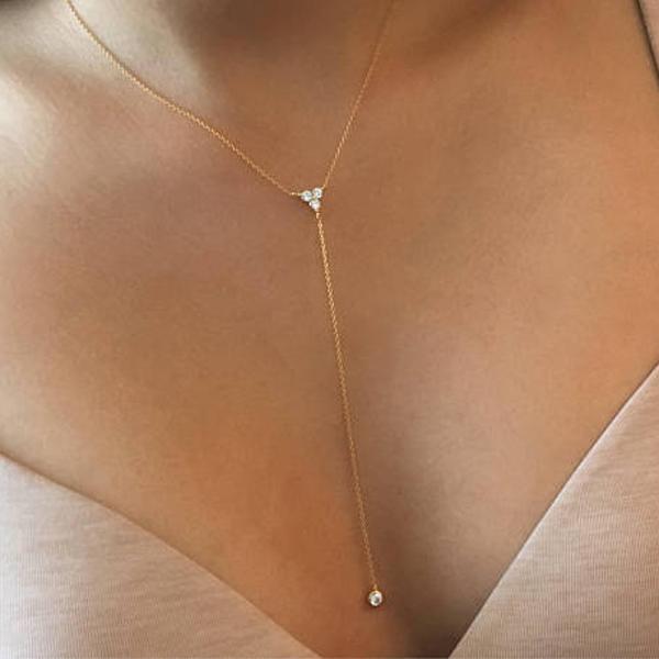 2020 925 Sterling silver simple long chain lariat necklace triangle round cz charm Y shaped minimal deilcate dainty women style
2020 925 Sterling silver simple long chain lariat necklace triangle round cz charm Y shaped minimal deilcate dainty women style