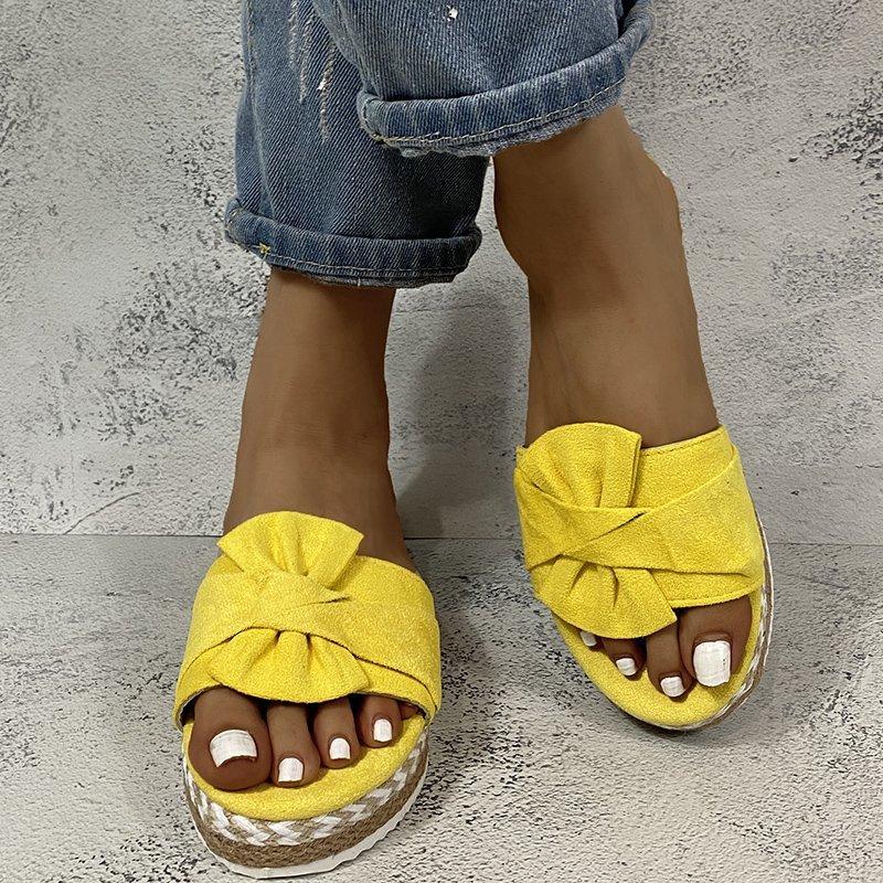 Slippers Women Slides Bow Summer Sandals Bow-Knot Slippers Thick Soles Flat Platform Female Floral Beach Shoes Flip Flops, Black
Slippers Women Slides Bow Summer Sandals Bow-Knot Slippers Thick Soles Flat Platform Female Floral Beach Shoes Flip Flops, Black