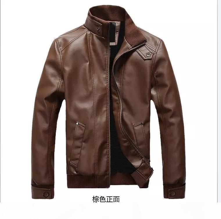 2018 new men's jacket PU clothing outerwear leather jacket motorcycle jacket male Chaqueta high quality, Black;brown
2018 new men's jacket PU clothing outerwear leather jacket motorcycle jacket male Chaqueta high quality, Black;brown