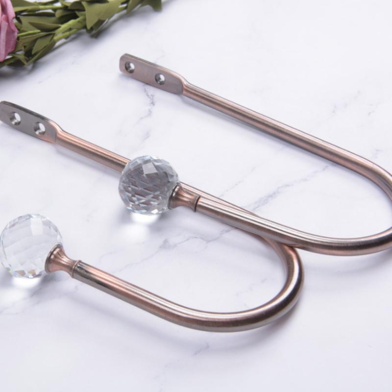 2021High Quality Curtain Holdback Wall Mounted Room Vintage U Shaped Accessories Crystal Ball Window Hanger Tassel Hooks Holder
2021High Quality Curtain Holdback Wall Mounted Room Vintage U Shaped Accessories Crystal Ball Window Hanger Tassel Hooks Holder