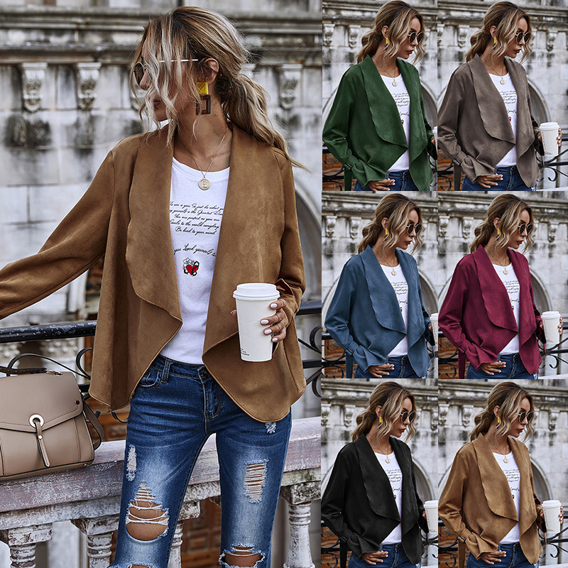 2021 New Warm Sale Women's Clothing Jacket Autumn and Winter Solid Cardigan Big Lapel Suede Female Coat Sleeve 99U3, Blue
2021 New Warm Sale Women's Clothing Jacket Autumn and Winter Solid Cardigan Big Lapel Suede Female Coat Sleeve 99U3, Blue