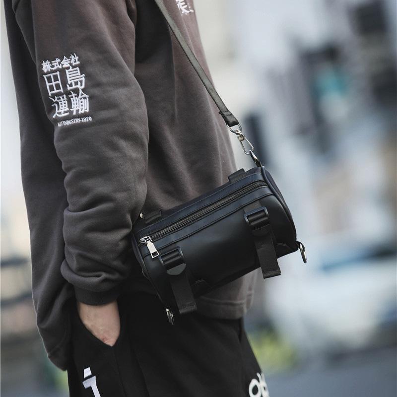 Women's Messenger Bag Shoulder Bag Street Hip-hop Cylinder Net Red Tubular Women's Tooling, Black
Women's Messenger Bag Shoulder Bag Street Hip-hop Cylinder Net Red Tubular Women's Tooling, Black