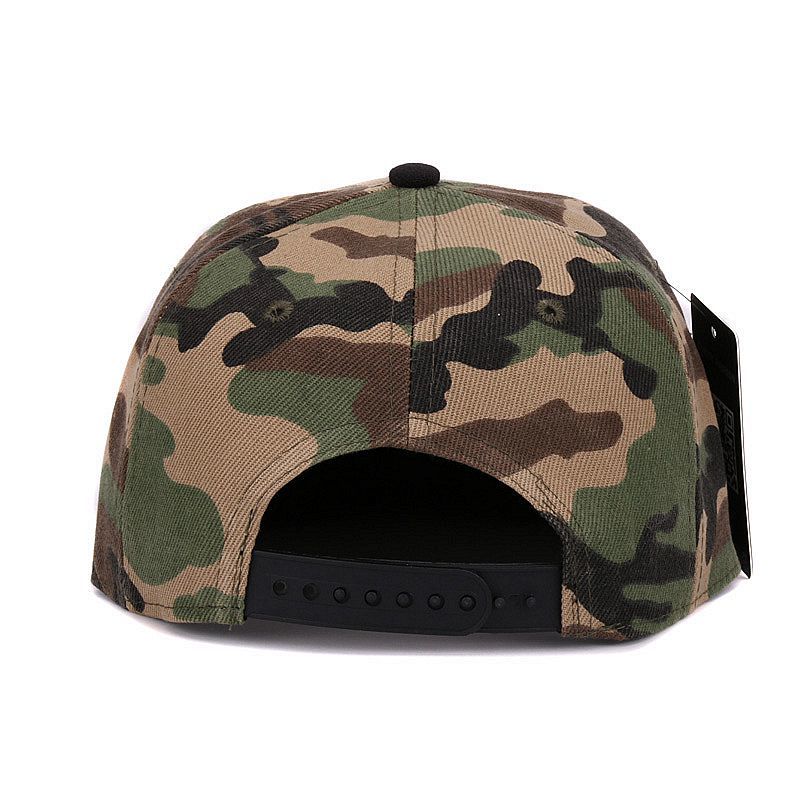 HATLANDER Camouflage snapback polyester cap blank flat camo baseball cap with no embroidery mens cap and hat for men and women 201019