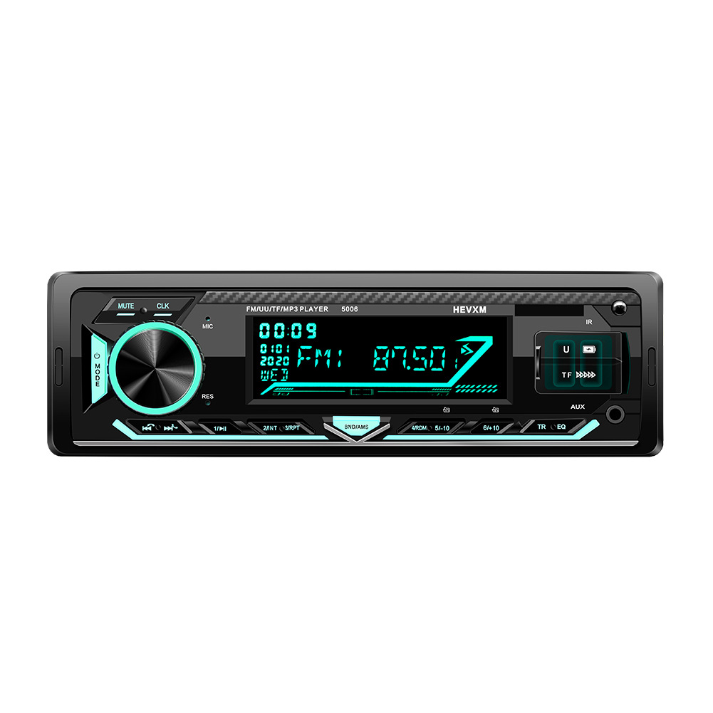 Universal 1 DIN 12V Bluetooth Handfree Car MP3 Player with Display Stereo FM Radio Support APP control/ Dual USB/MP3/AUX Audio Auto Center Control Mod