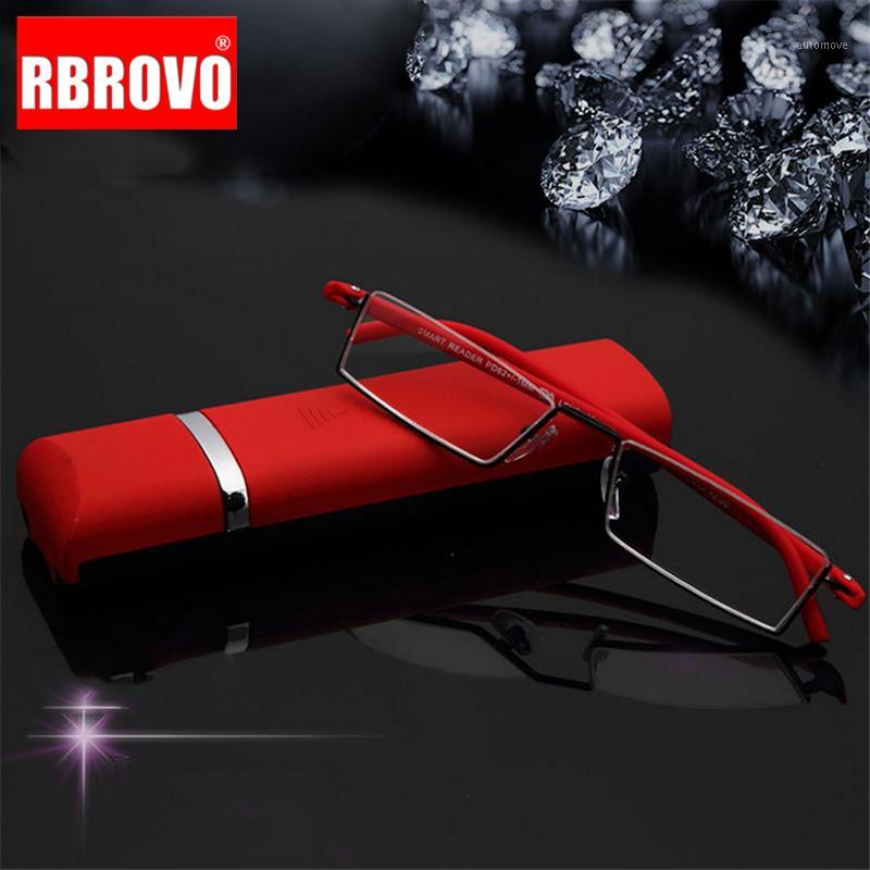 RBROVO High Quality Reading Glasses Antifatigue Half Frame Portable Reading Glasses for Women Men 1.5 2.0 2.5 3.0 3.5 With Box1
RBROVO High Quality Reading Glasses Antifatigue Half Frame Portable Reading Glasses for Women Men 1.5 2.0 2.5 3.0 3.5 With Box1