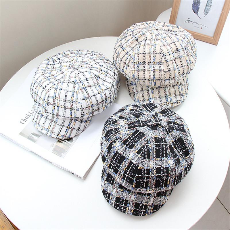 Designer Baker Boy Cap Autumn Winter Octagonal Berets for Women Tweed Plaid Newsboy Cap Ladies Sun Protection Baret Painter Hats1, White
Designer Baker Boy Cap Autumn Winter Octagonal Berets for Women Tweed Plaid Newsboy Cap Ladies Sun Protection Baret Painter Hats1, White