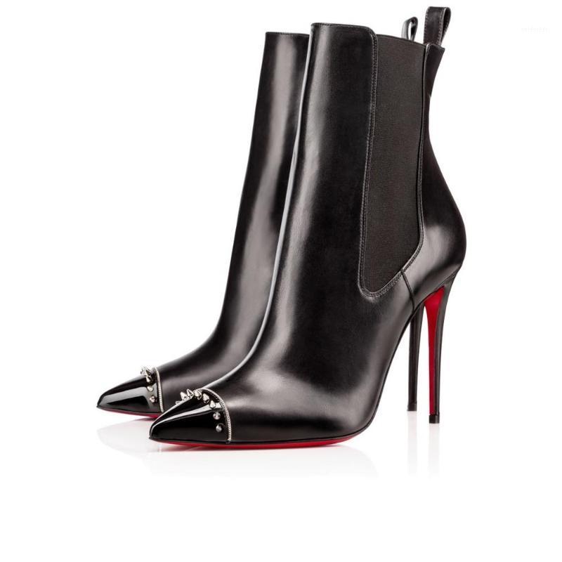 New red bottom sexy high heels boots Patent Leather women party wedding triple spikes Pointed Toes Pumps Dress shoes with box 291, 01
New red bottom sexy high heels boots Patent Leather women party wedding triple spikes Pointed Toes Pumps Dress shoes with box 291, 01