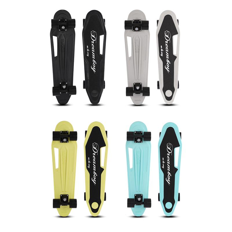 Skateboard Single Kicktail Penny Mini Cruiser Rocker Plastic 4 Wheels Teenager Adult Sidewalk Skating Street Road Skate Board, Blue color
Skateboard Single Kicktail Penny Mini Cruiser Rocker Plastic 4 Wheels Teenager Adult Sidewalk Skating Street Road Skate Board, Blue color