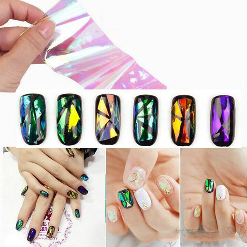 Nail Sticker Broken Glass Water Decals Mirror Effect For Nails Art Fancy Punk Galaxy Transfer Nail Foils MJ20, Mixed
Nail Sticker Broken Glass Water Decals Mirror Effect For Nails Art Fancy Punk Galaxy Transfer Nail Foils MJ20, Mixed